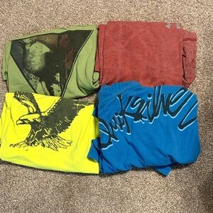 Quiksilver Short-Sleeve Tees Pack - Green, Red, Yellow, Blue